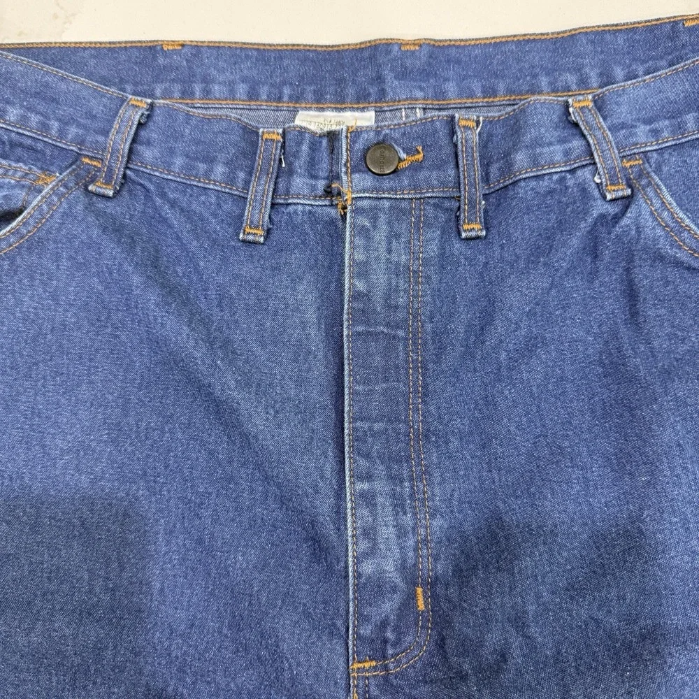 Carhartt FR Jeans Mens 44x32 Dark Wash FRB100DNM Workwear‎ Flame Resistant 2HRC